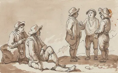 Costumi Fatti a Rocca di Papa by Карло Лабруцци, 1793 — digital art print download