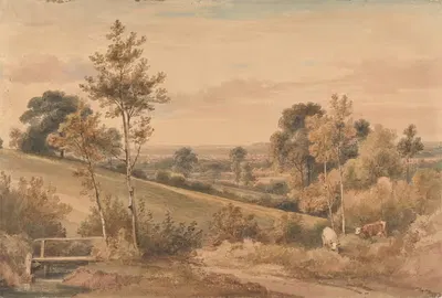 Little Bushey, Hertfordshire by Генри Эдридж — digital art print download