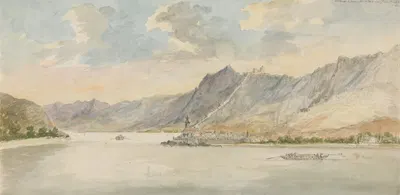 View of Dürrenstein by Чарльз Гор — digital art print download