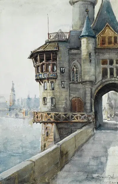 Выставка 1900 года, Старый Париж by Лор Бруардел, 1900 — digital art print download