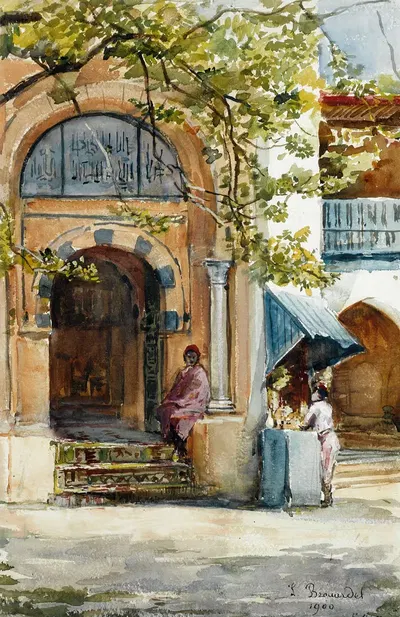 Выставка 1900 года, павильон Туниса by Лор Бруардел, 1900 — digital art print download