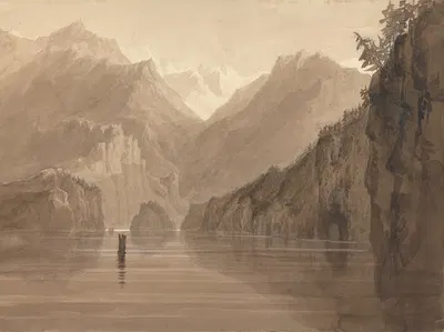 A Lake in Norway by Francis Danby — digital art print download