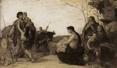 La Famille, d'après Moreau de Tours by Louis Boutelié — digital art print download