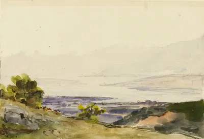 Пейзаж из Дивонна (Залив) by Мари Браккемонд, 1845-1916 — digital art print download
