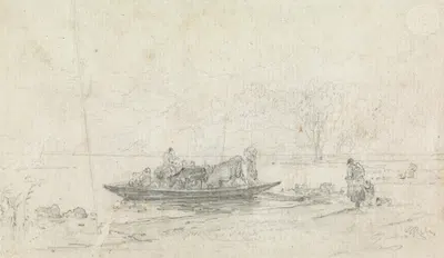The Ferry by Francis Danby — digital art print download