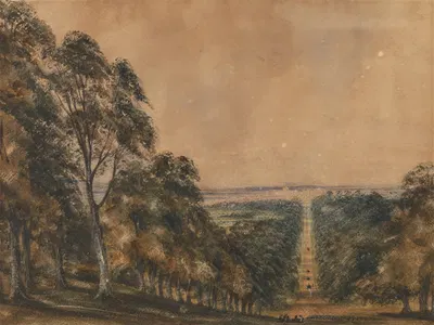 The Long Walk, Windsor. by Peter DeWint — digital art print download