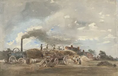Threshing Corn by Peter DeWint — digital art print download
