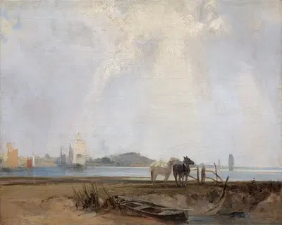 У Кильбёфа by Ричард Паркс Бонингтон, 1824 - 1825 — digital art print download