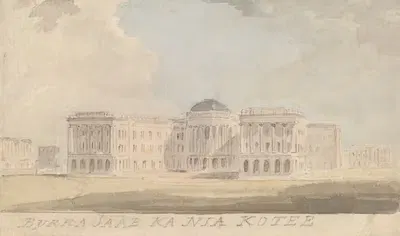 New Government House at Calcutta by Samuel Davis — digital art print download