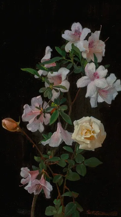Spring Blossoms by Джордж Кокран Ламбдин, 1875 — digital art print download