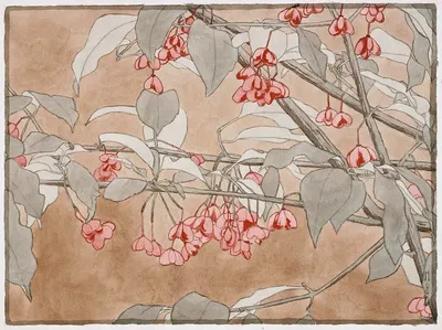 Burning Bush by Ханна Боргер Овербек — digital art print download