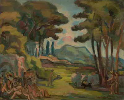 Итальянская композиция by Вацлав Вансович, 1939 — digital art print download