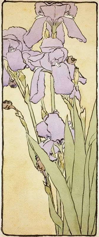 Iris by Ханна Боргер Овербек — digital art print download