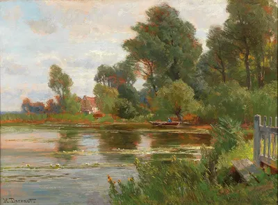 By the Pond by Hugo Darnaut — digital art print download