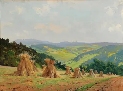 Waldviertler Voralpenlandschaft by Hugo Darnaut — digital art print download