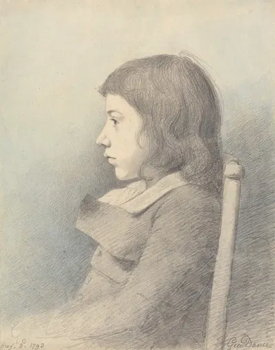 Portrait of a Boy by Джордж Данс, 1793 — digital art print download