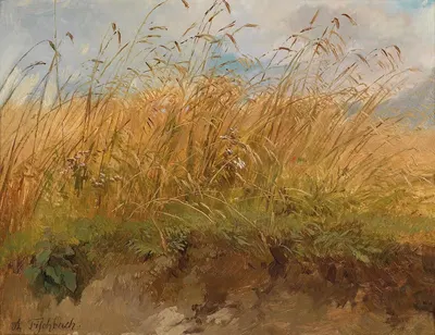 У края луга by Иоганн Фишбах — digital art print download