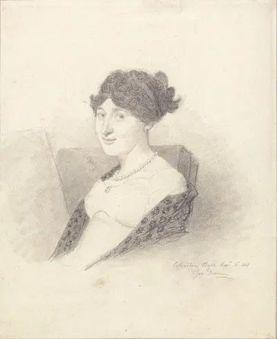 Portrait of a Woman by Джордж Данс, 1808 — digital art print download