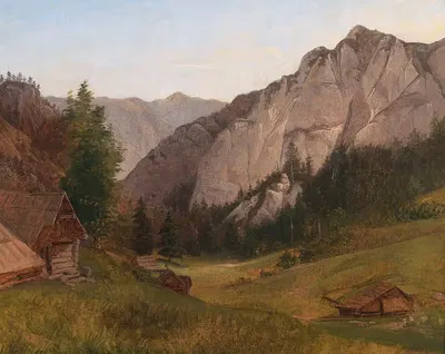 Scene from the Salzkammergut by Josef Feid — digital art print download