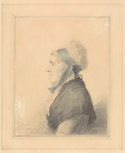 Portrait of an Elderly Lady by Джордж Данс, 1796 — digital art print download