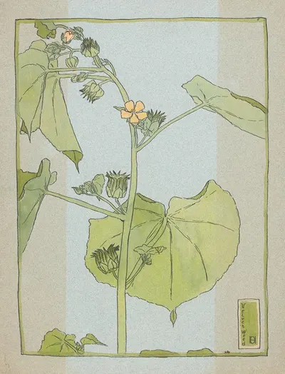 Velvet Weed by Ханна Боргер Овербек — digital art print download