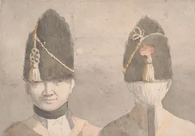 Soldier's Head; front and back by George Dance — digital art print download