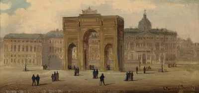 Триумфальная арка by Карл Кауфман, 1874 — digital art print download