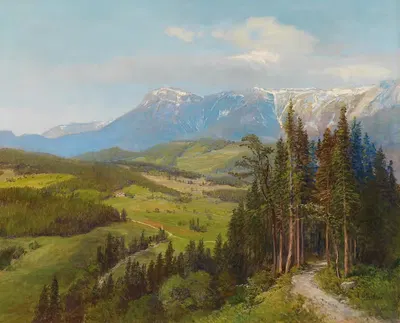 View of the Rax Region by Konrad Petrides — digital art print download