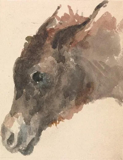 Head of a Donkey by George Jones — digital art print download
