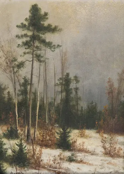 Winter Forest by Ludvík Barták — digital art print download