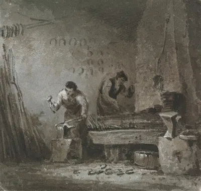 The Blacksmith by Джордж Джонс — digital art print download