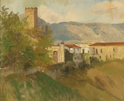 Südliche Landschaft by Marie Egner — digital art print download