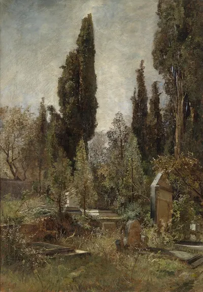 Alter Friedhof by Marie Egner — digital art print download