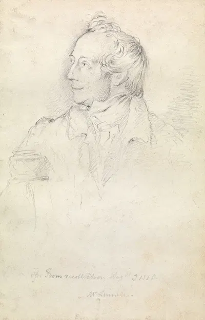 John Linnell by Джордж Ричмонд, 1828 — digital art print download