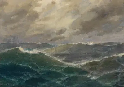 Штормовое море by Макс Йенсен — digital art print download
