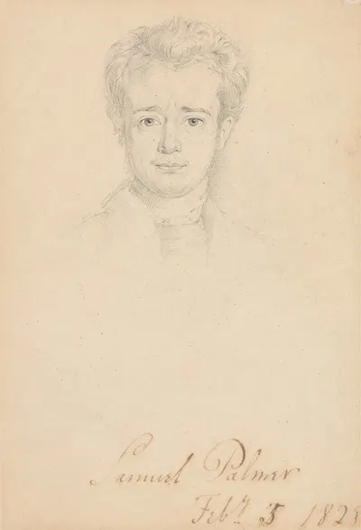 Portrait of Samuel Palmer, February 5, 1828 by Джордж Ричмонд, 1828 — digital art print download