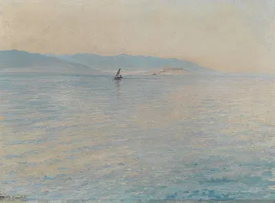 Спокойное море, Бонака by Менци Клемент Црнчич — digital art print download