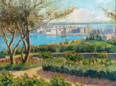 Blick auf Syracus by Paul Kutscha — digital art print download