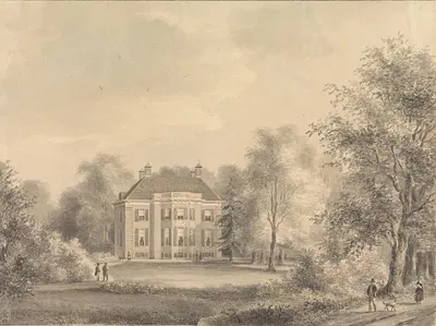 Boschbeek & Groenendaal; osbeek en Groenendall nabig Heernstede by Gerrit Jan Schouten — digital art print download