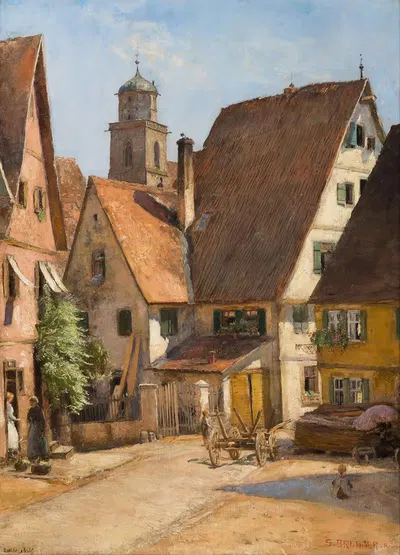 Dinkelsbühl by Samuel Brunner — digital art print download