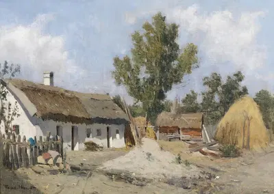 Ферма by Теодор фон Хёрманн — digital art print download