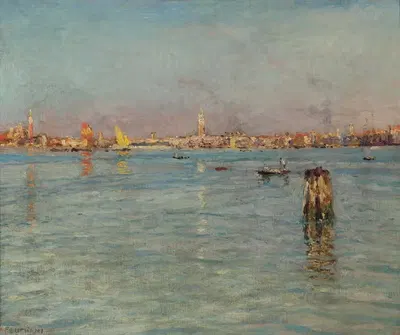 Mattino a Venezia by Ugo Flumiani — digital art print download