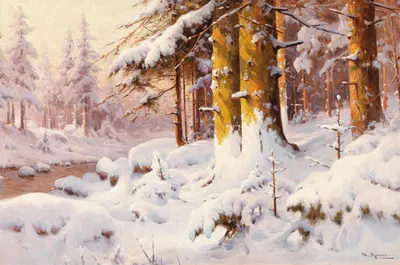 Зима II by Уолтер Мораз — digital art print download