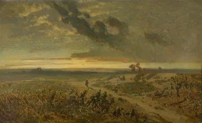 Paysage by Alberto Pasini, 1855 — digital art print download
