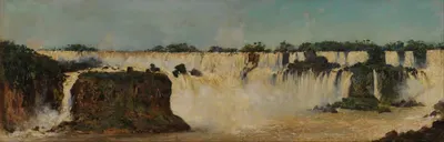 Водопад Игуасу by Аугусто Баллерини, 1892 — digital art print download