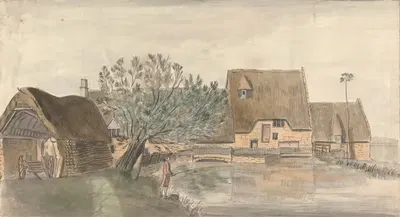 Мельница Нун, Нортгемптоншир by Капитан Фрэнсис Гроуз, 1762 — digital art print download