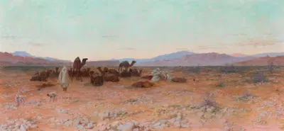 В пустыне by Чарльз Джеймс Териат, 1912 — digital art print download