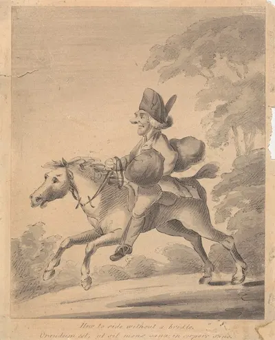 How to Ride without a Bridle by Генри Уильям Бунбери — digital art print download