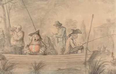 Patience in a Punt by Henry William Bunbury — digital art print download