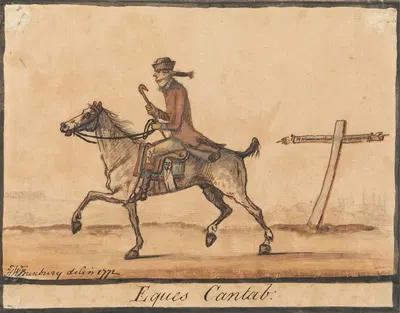 The Sporting Undergraduate by Генри Уильям Бунбери, 1772 — digital art print download